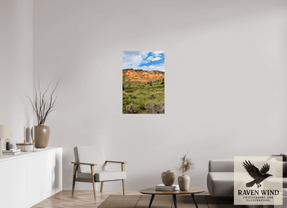 Raven Wind Photography & Illustrations-Salmon Hills Fine Art Nature Print -