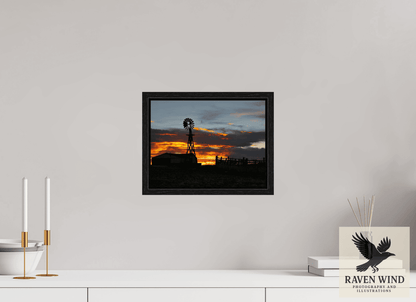 Raven Wind Photography & Illustrations-Sunset Sentinel Fine Art Nature Print -