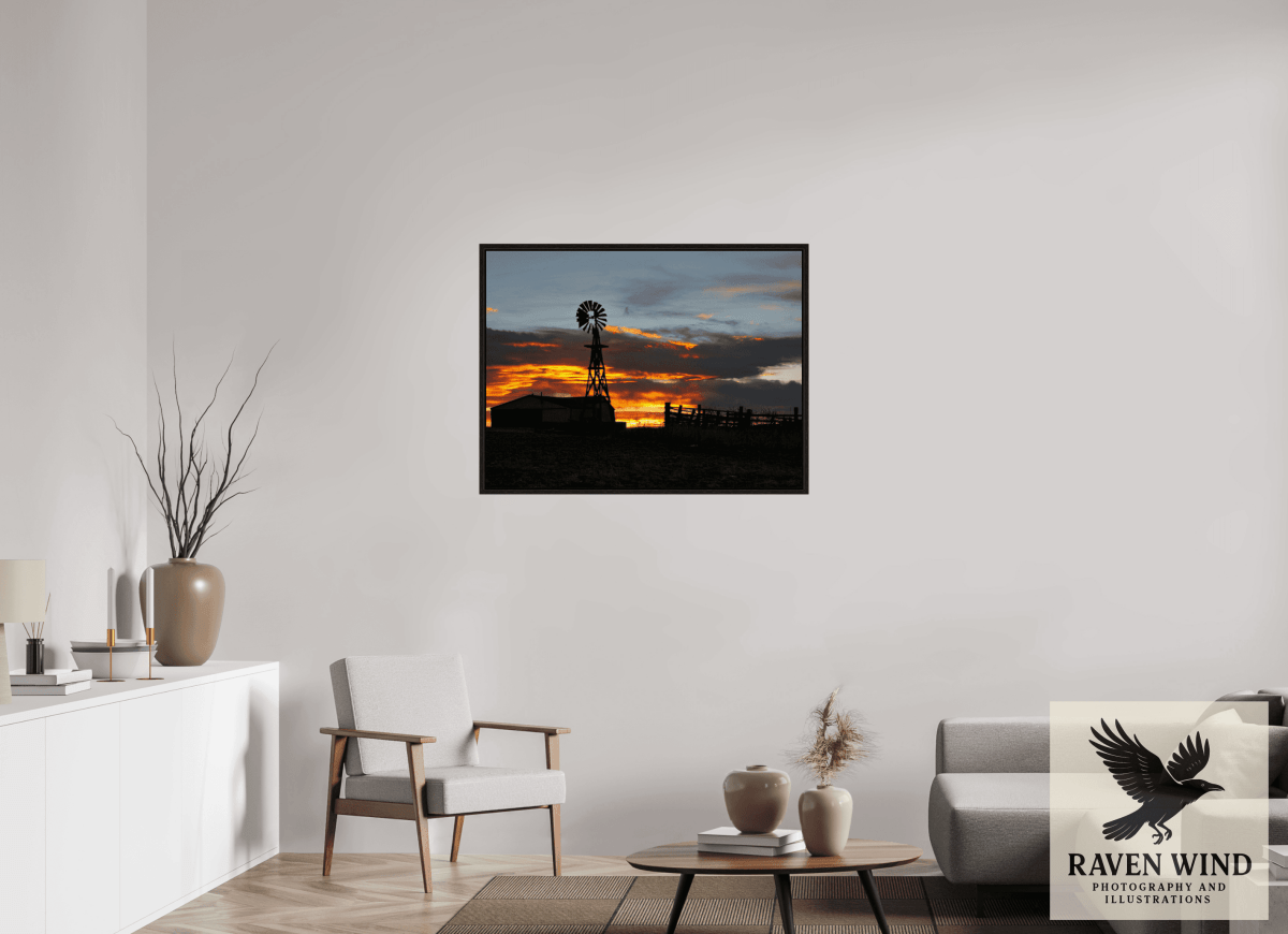 Raven Wind Photography & Illustrations-Sunset Sentinel Fine Art Nature Print -