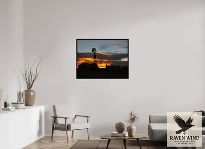 Raven Wind Photography & Illustrations-Sunset Sentinel Fine Art Nature Print -
