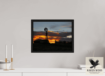 Raven Wind Photography & Illustrations-Sunset Sentinel Fine Art Nature Print -