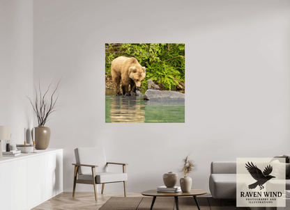 Raven Wind Photography & Illustrations-That's a miss! Fine Art Wildlife Photography Print -