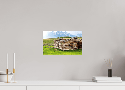 Raven Wind Photography & Illustrations-The Cabin - Echoes of Jackson Hole Wyoming Fine Art Nature Print -