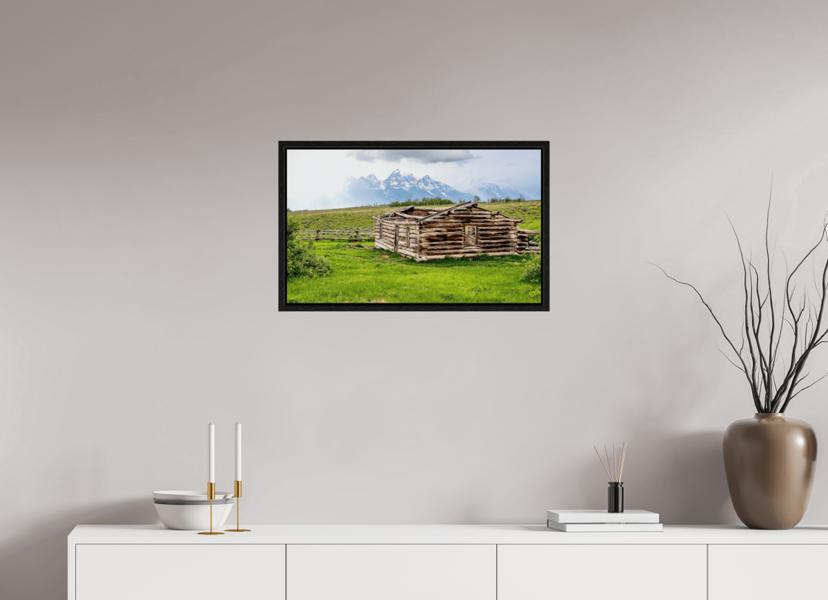 Raven Wind Photography & Illustrations-The Cabin - Echoes of Jackson Hole Wyoming Fine Art Nature Print -