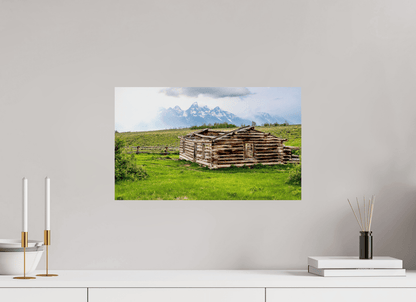 Raven Wind Photography & Illustrations-The Cabin - Echoes of Jackson Hole Wyoming Fine Art Nature Print -