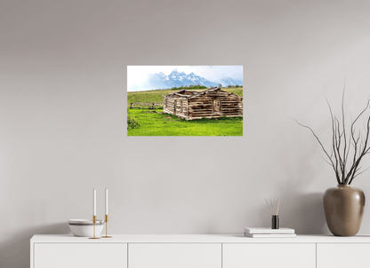 Raven Wind Photography & Illustrations-The Cabin - Echoes of Jackson Hole Wyoming Fine Art Nature Print -