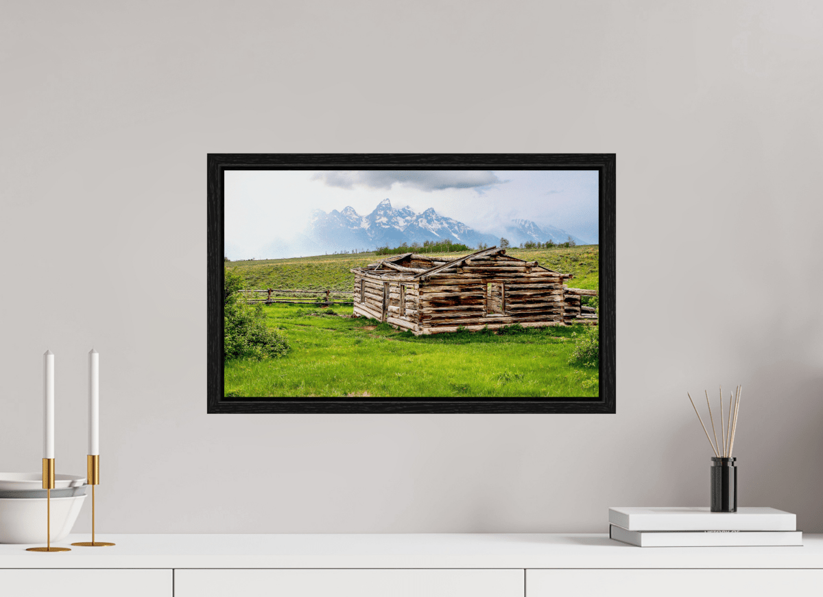 Raven Wind Photography & Illustrations-The Cabin - Echoes of Jackson Hole Wyoming Fine Art Nature Print -