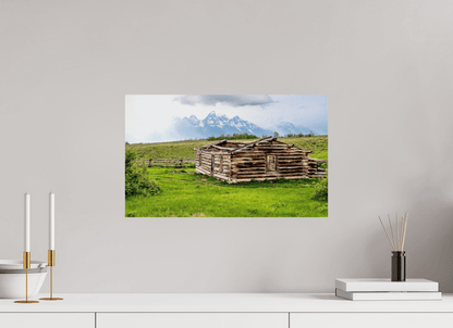 Raven Wind Photography & Illustrations-The Cabin - Echoes of Jackson Hole Wyoming Fine Art Nature Print -