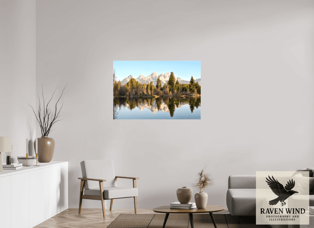 Raven Wind Photography & Illustrations-Where the Tetons Wait Fine Art Nature Print -