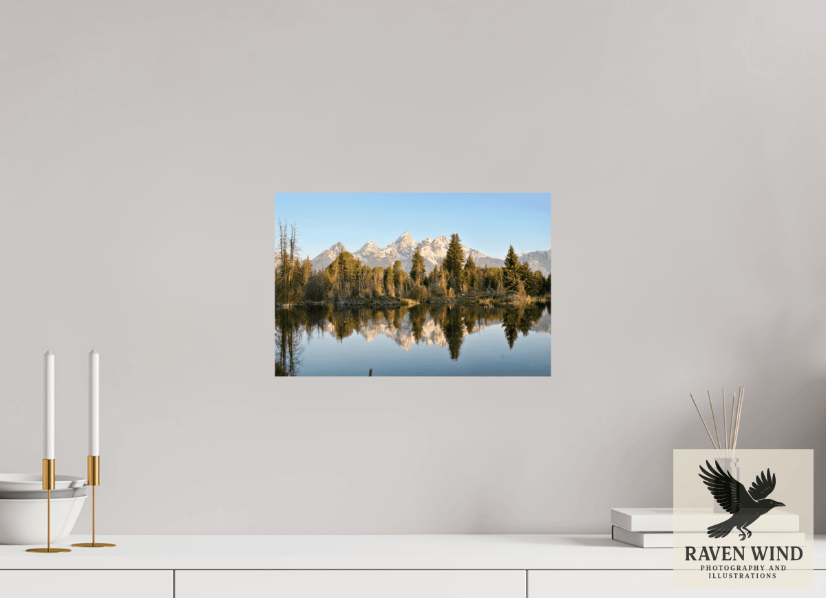 Raven Wind Photography & Illustrations-Where the Tetons Wait Fine Art Nature Print -