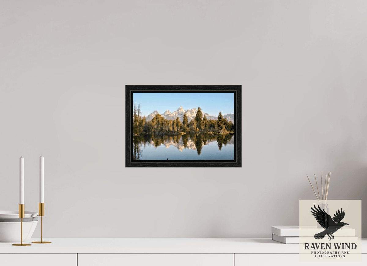 Raven Wind Photography & Illustrations-Where the Tetons Wait Fine Art Nature Print -