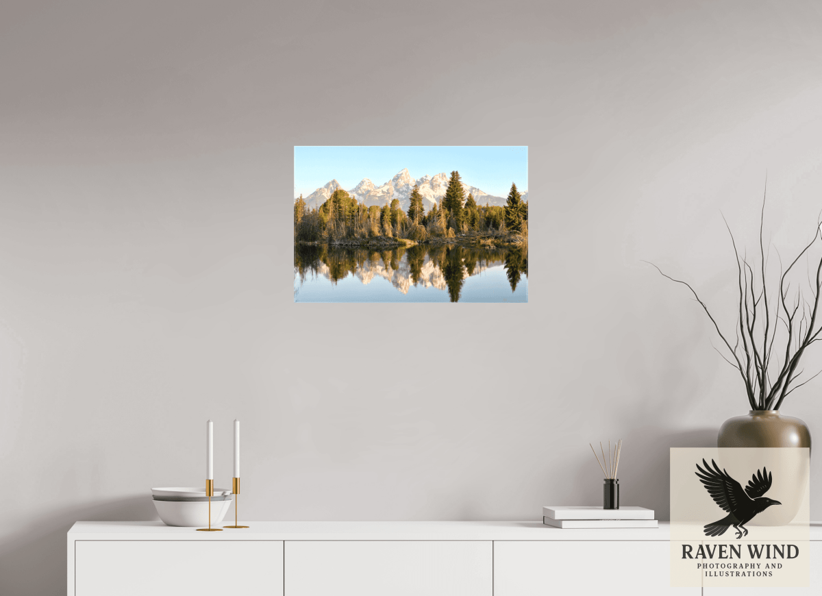 Raven Wind Photography & Illustrations-Where the Tetons Wait Fine Art Nature Print -