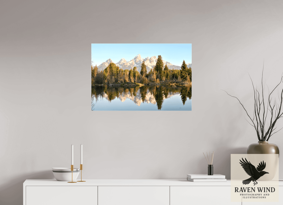 Raven Wind Photography & Illustrations-Where the Tetons Wait Fine Art Nature Print -