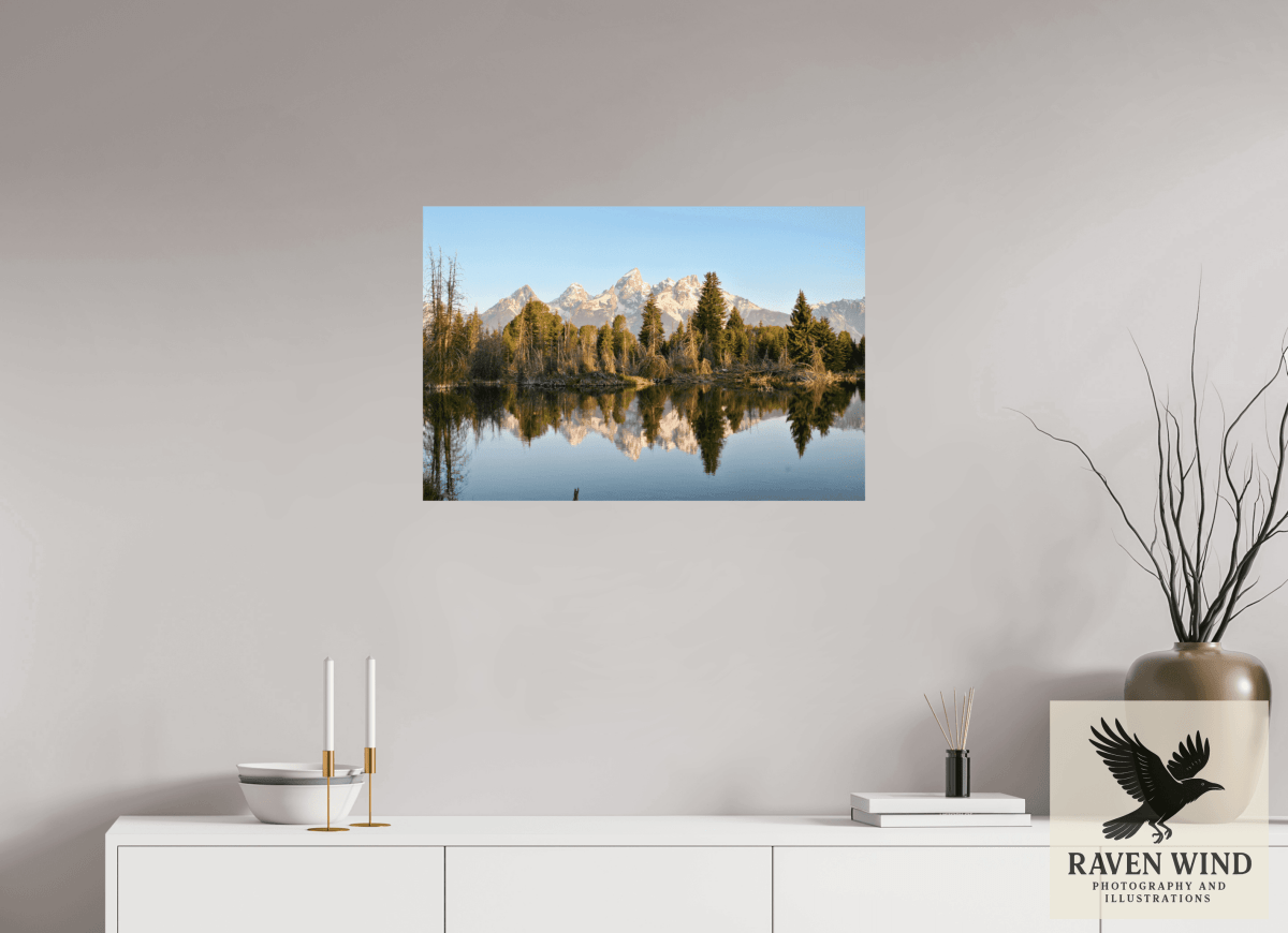 Raven Wind Photography & Illustrations-Where the Tetons Wait Fine Art Nature Print -