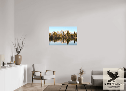 Raven Wind Photography & Illustrations-Where the Tetons Wait Fine Art Nature Print -