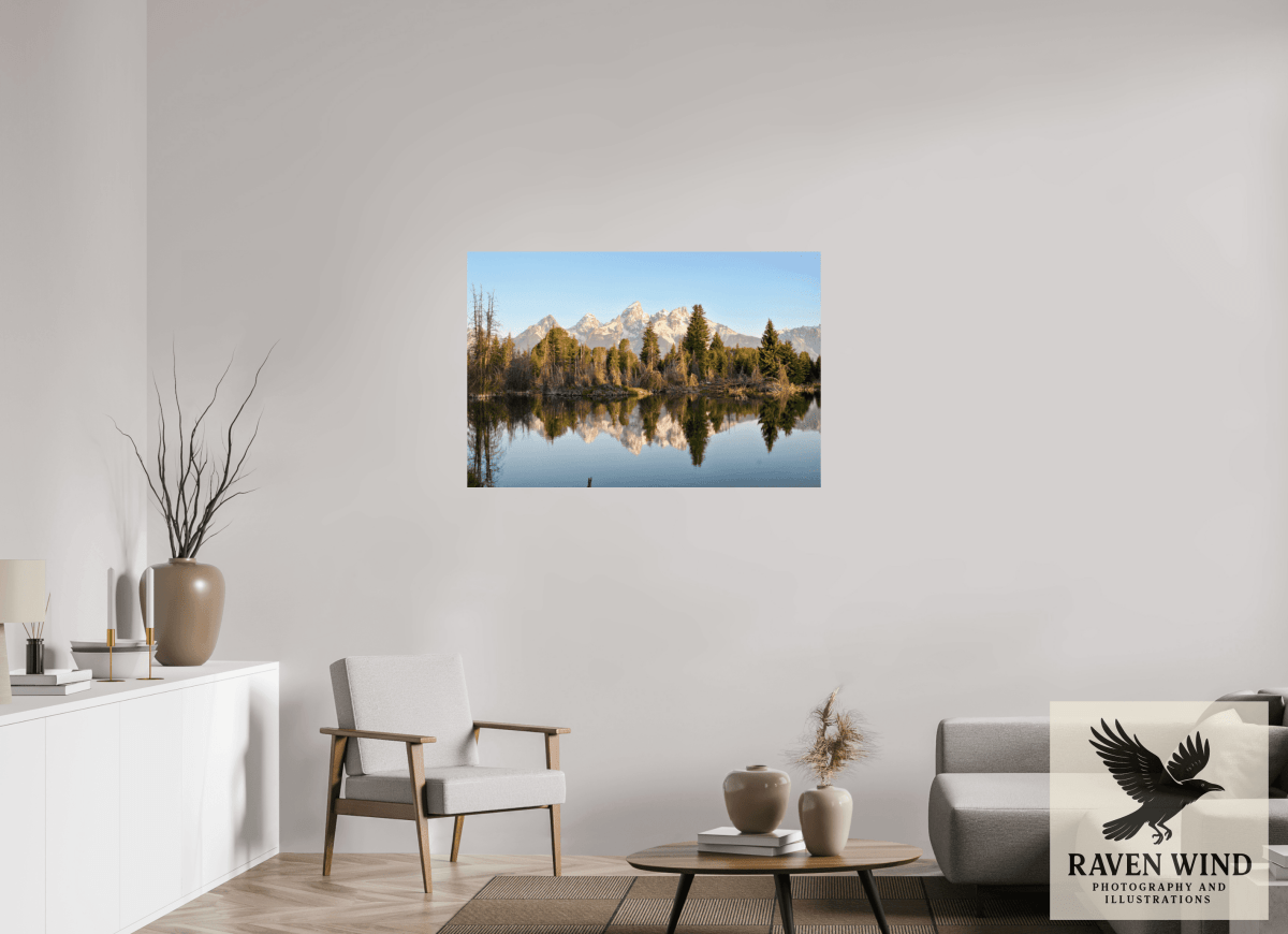 Raven Wind Photography & Illustrations-Where the Tetons Wait Fine Art Nature Print -